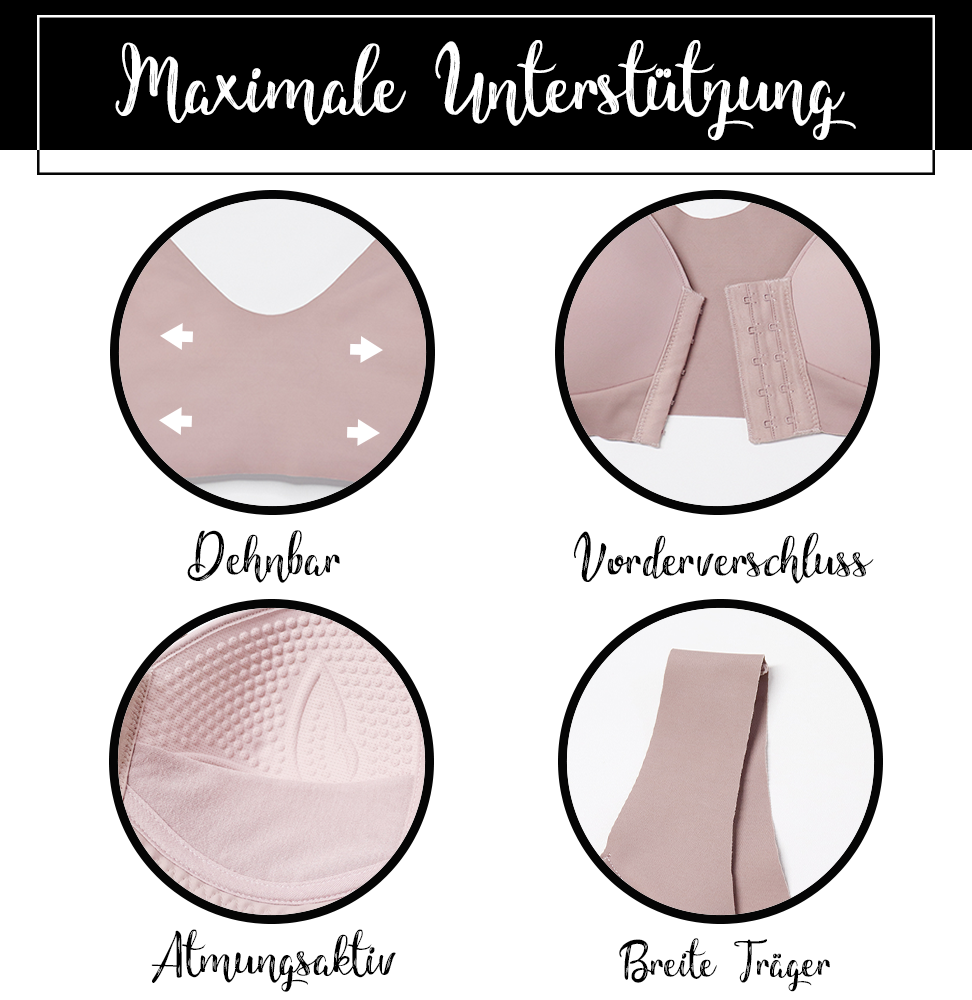 WieBlumen™ Front-Closure Push-Up Bra