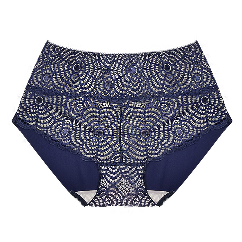 FallSweet Plus Size Panties for  Women Sexy Lace Underwear High Waist Briefs L to 4XL