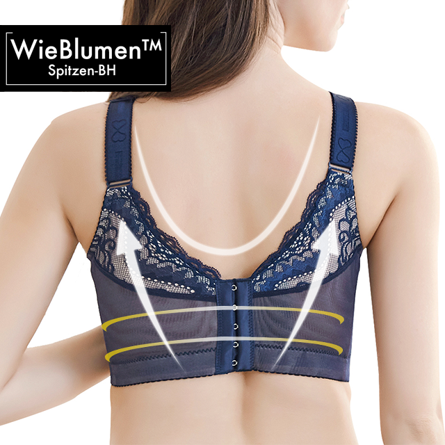 WieBlumen™ Lace Bra Sizes D, E & F