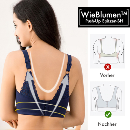 WieBlumen™ Full Cup Lace Push-Up Bra with Underwire