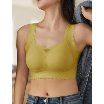 Helena Scalloped Design Natural Uplift Adjustment Bra For Cup DDD-H